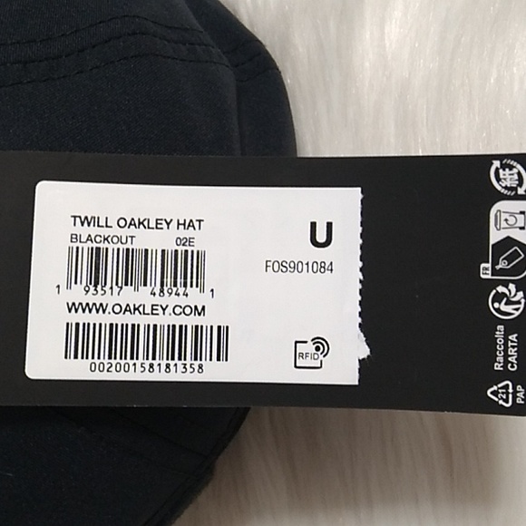 SALE! NWT Oakley Twill Velcro Back Unisex Hat - Picture 5 of 15